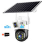 V380PRO Solar Camera 4MP Dual Lens Home Security Camera With Solar Panel - WIFI  + 128GB Card_0